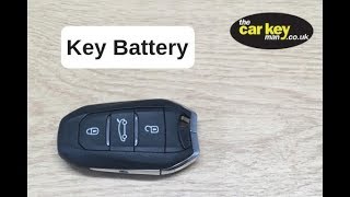 2016 Citroen Picasso change key battery HOW TO [upl. by Yorker]