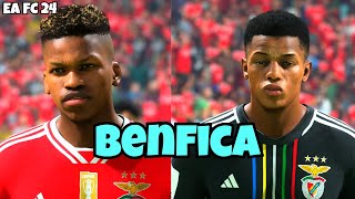 Benfica Faces and Ratings EA FC 24 [upl. by Ecylahs]