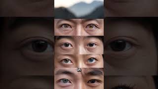 Why Asian People Have Almond Shaped Eyes😱 shortsfeed explained facts [upl. by Brandyn]