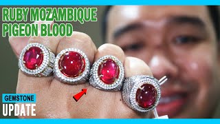 GEMSTONES UPDATE 04032022  RUBY MOZAMBIQUE PALMEIRA CITRINE BRAZIL RHODOLITE GARNET PYROPE CEYLON [upl. by Ahsercal388]