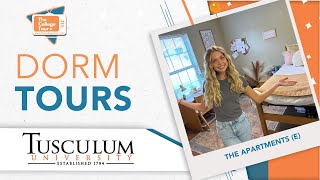 Dorm Tours  Tusculum University  The Apartments E [upl. by Yrelav]