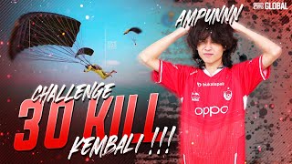 CHALLENGE 30 KILL KEMBALI  BIKIN PECAH PALA  UHIGH PUBG MOBILE [upl. by Lowe483]