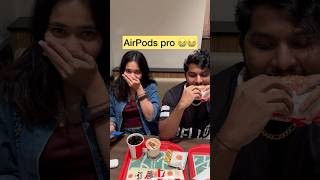 airpods 2024 foryou food funnycomedy masti trend bloopers [upl. by Otrebcire]