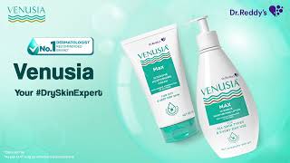 Venusia Max Intensive Moisturising Cream  Your DrySkinExpert [upl. by Alejandra594]