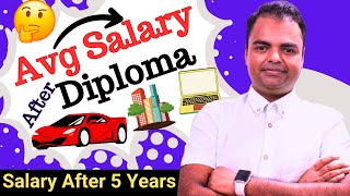 Diploma Average Salary in India Salary After Diploma in IndiaMechanical Electrical Civil CSE [upl. by Brier]