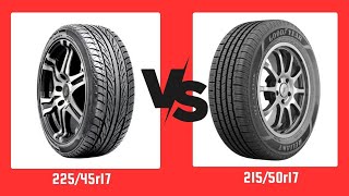 Tire Size 22545r17 vs 21550r17 [upl. by Retseh]