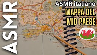 Mappa del Galles con curiosità ASMR ITA [upl. by Frederiksen]