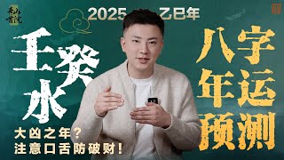 2025蛇年运势预测【壬水癸水】九运起步就是大凶之年？管好口舌防破财，健康注意这方面！八字年运详细版！事业运财运爱情婚姻健康人际关系全解析！鹤鹤聊东方神秘学 [upl. by Seel]