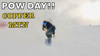 FIRST EPIC POWDER DAY Of The Season at COPPER MOUNTAIN 2023 [upl. by Ahron37]