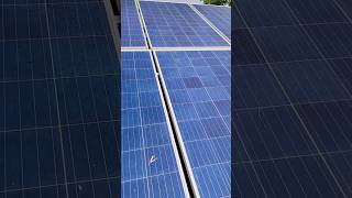 solar panel washing reels solar solarpanels solarenergy khansir viralshorttechnologycleaning [upl. by Neelya231]