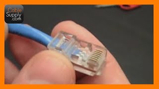 How to make a Cat5e NetworkEthernet Cable [upl. by Sregor396]