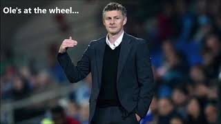 Oles at the Wheel  Manchester United Chant  With Lyrics [upl. by Masha317]