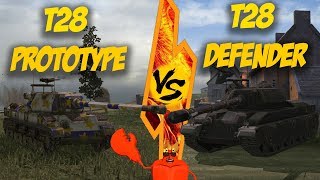 WOT Blitz  Имба царей или дно морей T28 Defender vs T28 Prototype [upl. by Corin]