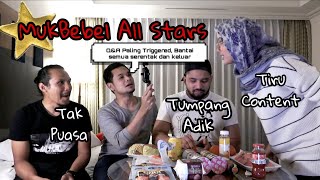 MUKBEBEL ALL STARS Haze Buat Youtuber Triggered Feat Shaz Zainuddin Isaac Osman amp Schaffy [upl. by Labotsirhc464]