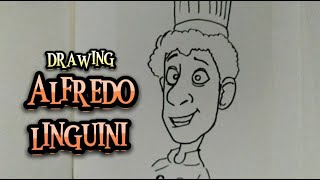 how to draw Alfredo Linguini of Ratatouille [upl. by Sucram]