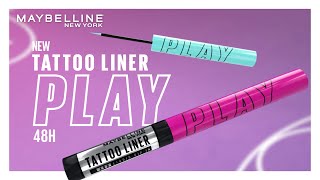 Maybelline New York – New TATTOO LINER PLAY  TVC  20s  English [upl. by Neiluj]