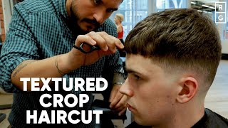 Textured Crop Top Haircut With Low Skin Fade For Summer 2019  Skater Haircut [upl. by Pandolfi]