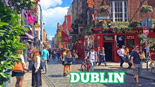 Dublin Walk Ireland 🇮🇪 — City Walking Tour in 4K HDR [upl. by Moll]