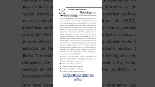 Questão do revalida 2024 medicina casoclínico medico estudantesdemedicina revalida [upl. by Budde]