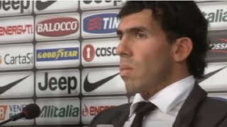 Conferenza stampa di presentazione di Carlos Tevez alla Juventus [upl. by Luce689]