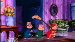 Alvin amp the Chipmunks  3x02  Who Ghost There Ghostbusters clip mirrorred [upl. by Llevert]