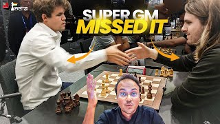 An unbelievable miss by both Carlsen and Rapport  World Blitz Teams 2024 [upl. by Ydeh]