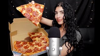 ASMR Late Night Dominos CravingNew York Style Pizza Garlic Knots [upl. by Yvad]