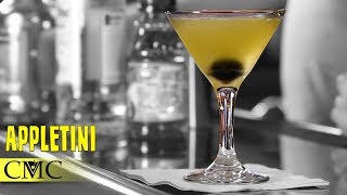 How To Make The Apple Martini  Appletini Vodka Cocktail [upl. by Eunice]