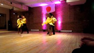 Blackanese Mambo from Ottawa at the Salsa for Japan fund raising at Comomango on May 7th 2011 [upl. by Aitram155]