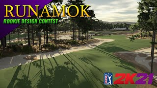 PGA TOUR 2K21  Runamok Rookie Design Contest [upl. by Kwan265]