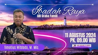 Ibadah Raya GBI Graha Famili 11 Agustus 2024  An Impressive Altar [upl. by Duffie]