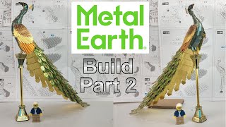 Metal Earth Build  Peacock  Part 2 [upl. by Verina]