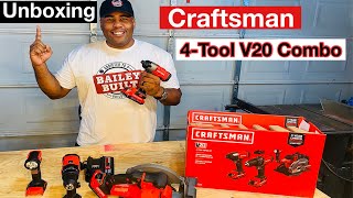 Craftsman V20 4Tool Combo Unboxing [upl. by Bernardi]