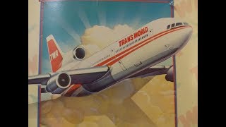 TWA L1011 takeoff exterior amp interior amp flight PHX to STL 1991 [upl. by Cordey]