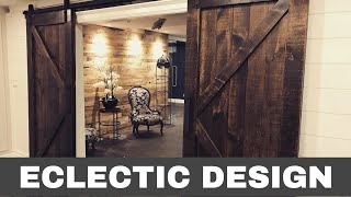 VITV2 FINISHED Basement Tour BARN BOARD BEAMS BARN DOORS and SHIPLAP [upl. by Noryd595]