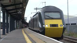 43162 Caerhays Castle amp 43009 Nunney Castle departing Bristol Parkway 250823 [upl. by Nitnelav]