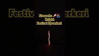 Tried Fyrverkeri Knight vinklad tårta  Battery cake Knight fyrverkeri fireworks pyro subscribe [upl. by Barra]