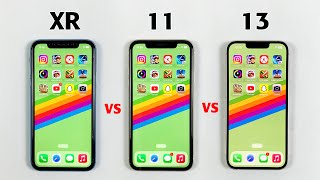 iPhone XR vs iPhone 11 vs iPhone 13 SPEED TEST in 2023  Which is BEST in 2023 [upl. by Ligriv194]