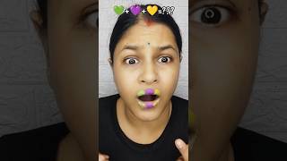 Crazy lipstick mixing technique part 37💚💜💛❓❓❓💋💄🫣😱shorts youtubeshorts ytshorts trending [upl. by Ymmij]