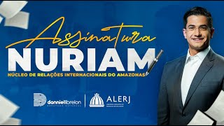 CERIMÔNIA DO TERMO DE ADESÃO AO NURIAM NÚCLEO DE RELAÇÕES INTERNACIONAIS DO AMAZONAS [upl. by Aikemal253]