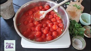 Tomatensaus basilicum maken  basisrecept [upl. by Odlauso]