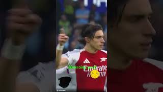 Calafiori goal vs Manchester city🔥 arsenalfc highlights premierleague [upl. by Llednor]