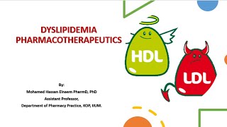 Dyslipidemia Pharmacotherapy [upl. by Thacher]