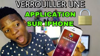 Comment verrouiller ses applications sur iPhone facilement  en 2022 😨 [upl. by Yggep783]