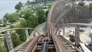 Mean Streak Front Seat POV 2014 FULL HD Cedar Point [upl. by Lerrad]