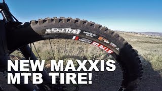 NEW MAXXIS MTB TIRE We Test the Assegai [upl. by Aserej851]