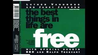 Luther Vandross amp Janet Jackson w BBD amp Ralph Tresvant  The Best Things in Life Are Free Original [upl. by Delsman200]