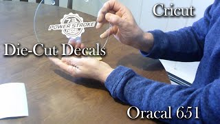 How To Make DieCut Decals With Cricut and Oracal 651 Vinyl [upl. by Iviv360]