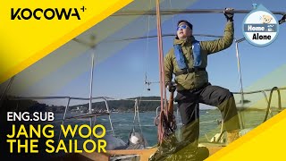 Jang Woo Is His Own Captain On His First Sail Out To Sea ⛵️  Home Alone EP571  KOCOWA [upl. by Ilsa]