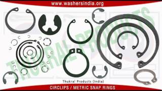 Circlips manufacturers exporters in india wwwwashersindiaorg [upl. by Nnewg]